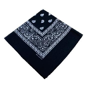 Bandana-Black Paisley